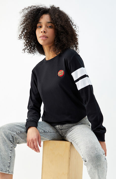 Classic Dot Stripe Long Sleeve T-Shirt