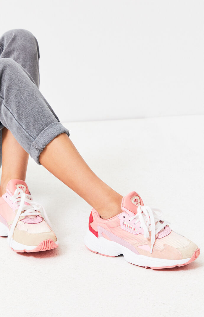 adidas pink mesh shoes