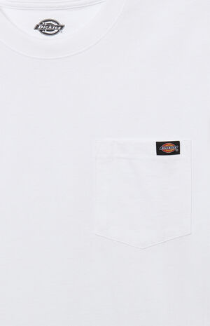 White Heavyweight Pocket T-Shirt image number 2