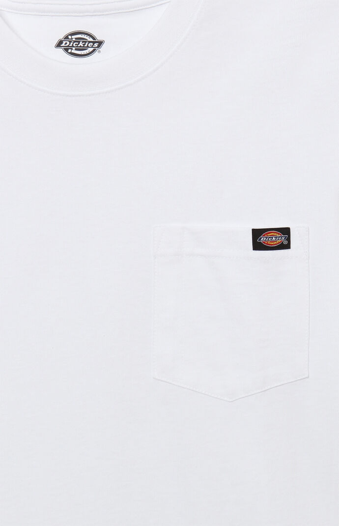 White Heavyweight Pocket T-Shirt