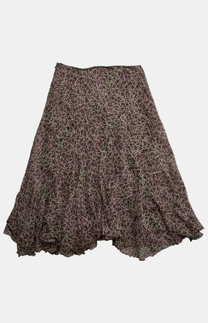 '90s Black Midi Skirt image number 2