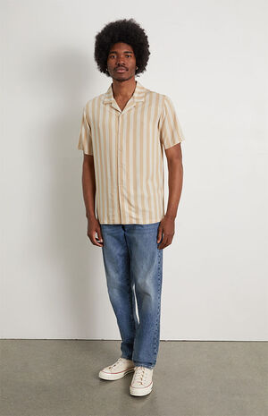 Recycled Striped Camp Shirt image number 4