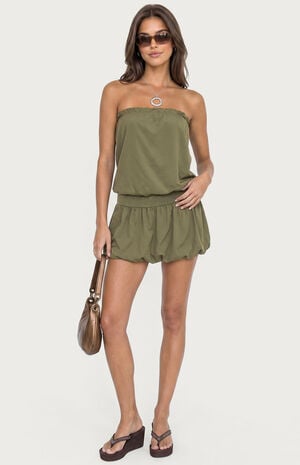 Layton Studded Strapless Bubble Mini Dress image number 5
