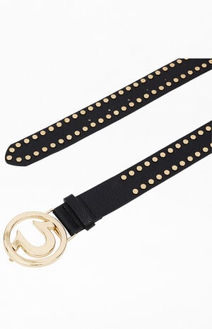 Studded Horseshoe Logo Belt image number 4
