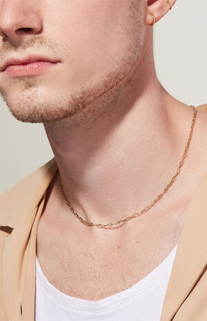 Laura Slim Link Chain Necklace image number 3