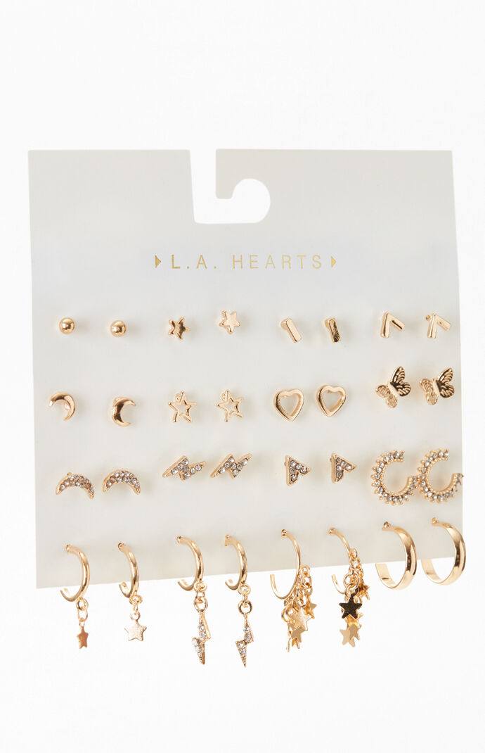 16 Pack Lightning Earrings