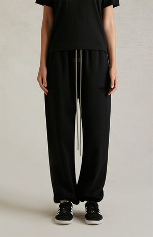Women's Black Sweatpants image number 3