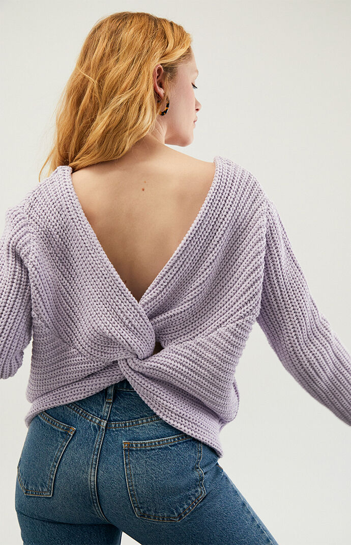 Cross Back Sweater