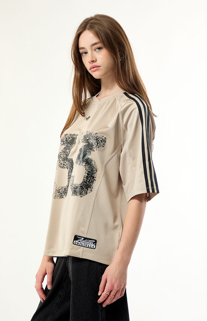 adidas Beige 33 Short Sleeve Jersey