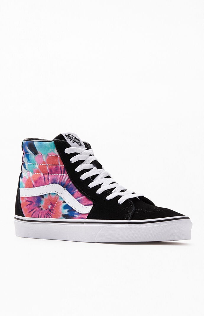 tie dye vans shoes