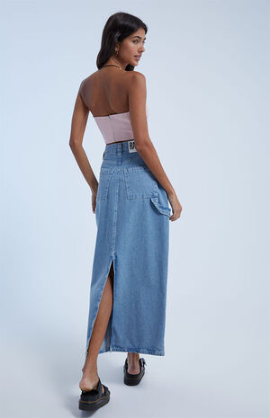 Carpenter Maxi Skirt image number 4