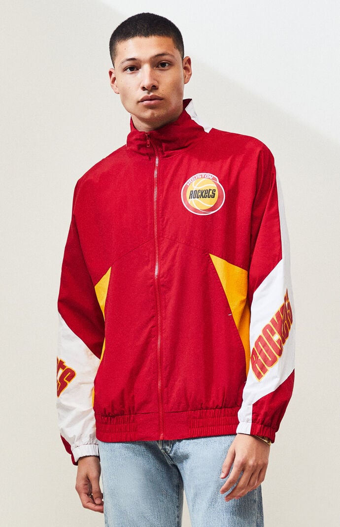 houston rockets jacket mitchell and ness