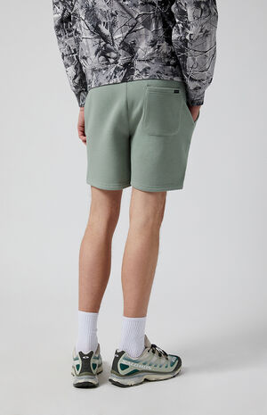Green Fleece Volley Sweat Shorts image number 5