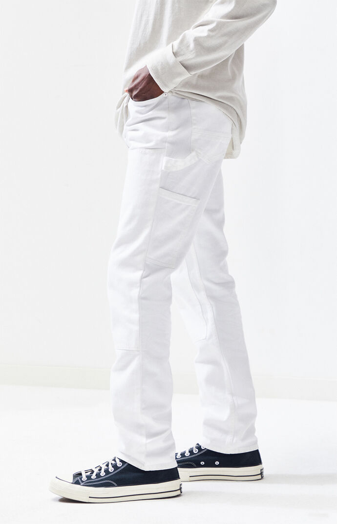 PacSun Workwear White Slim Fit 