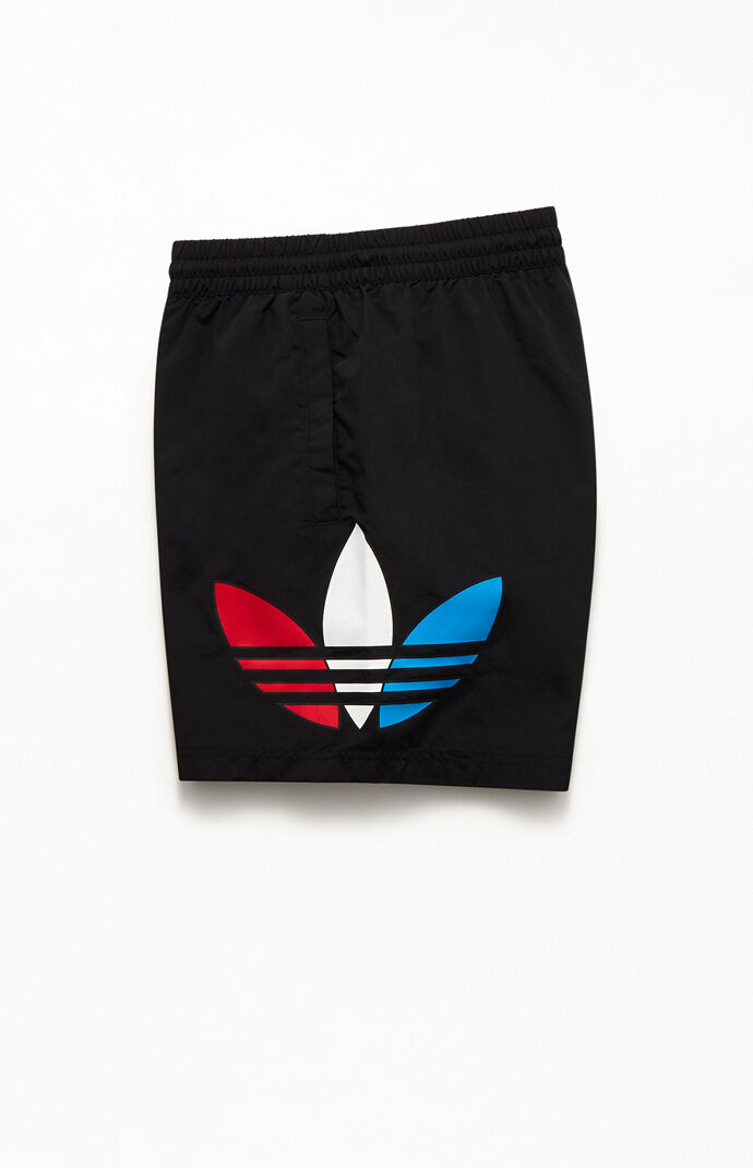 Recycled Tricolor 17" Swim Trunks