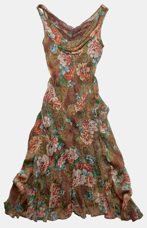2000s Floral Midi Dress image number 2