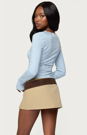 Mathilda Lacey Bell Sleeve Top image number 3