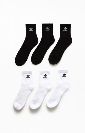 6-Pack Trefoil Quarter Socks image number 2