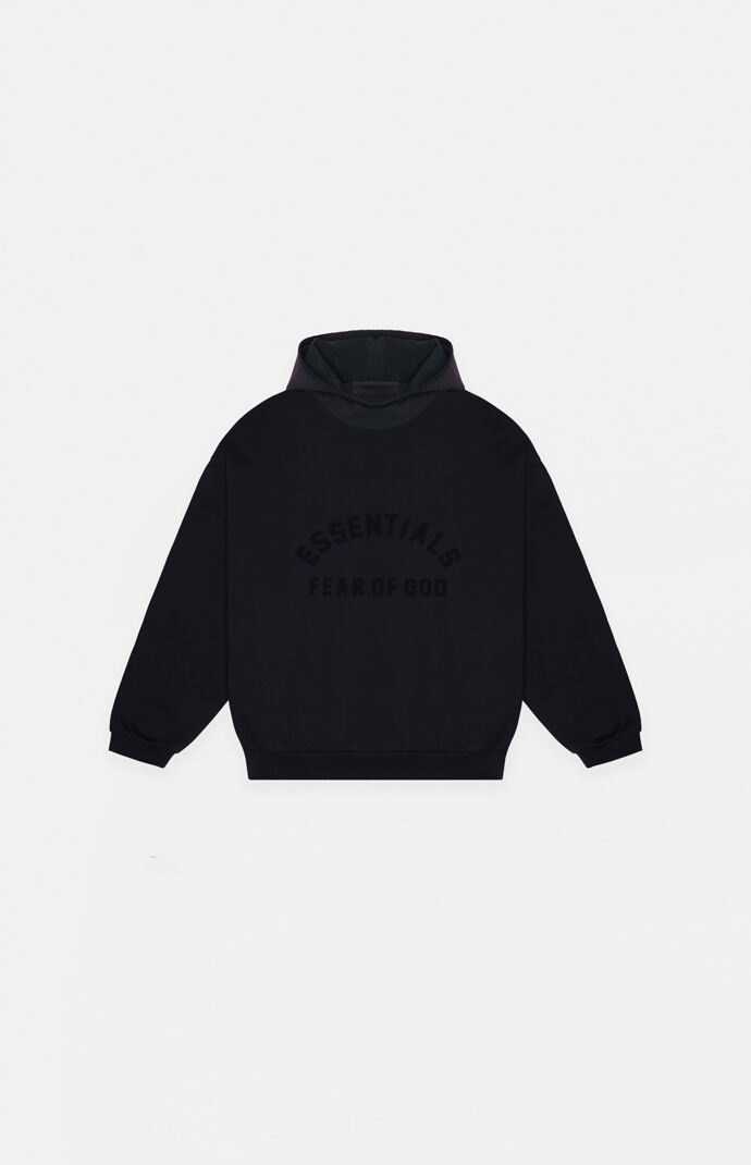 【ESSENTIALS】Nylon Fleece Hoodie/Dark Heather(202SP244313F) FEAR OF GOD ESSENTIALS - NYLON FLEECE HOODIE(DARK HEATHER