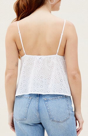 Eyelet Cami Top image number 3