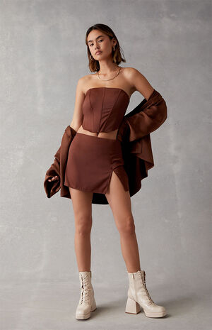 x PacSun VIP Strapless Bustier Top image number 2