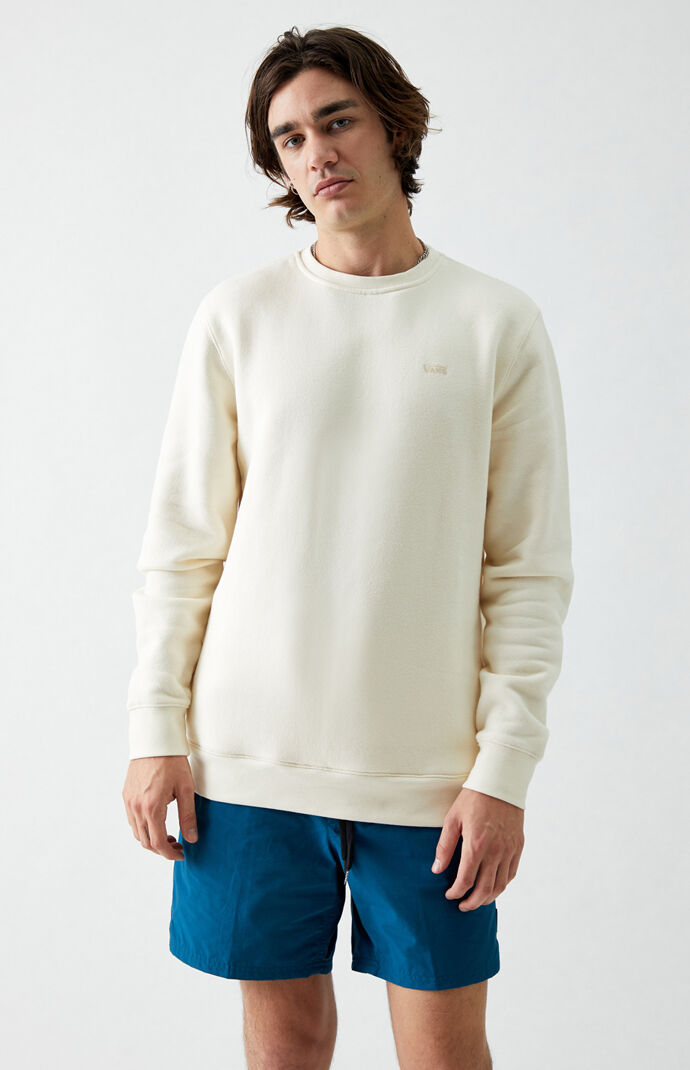 Cream ComfyCush Crew Neck Sweatshirt