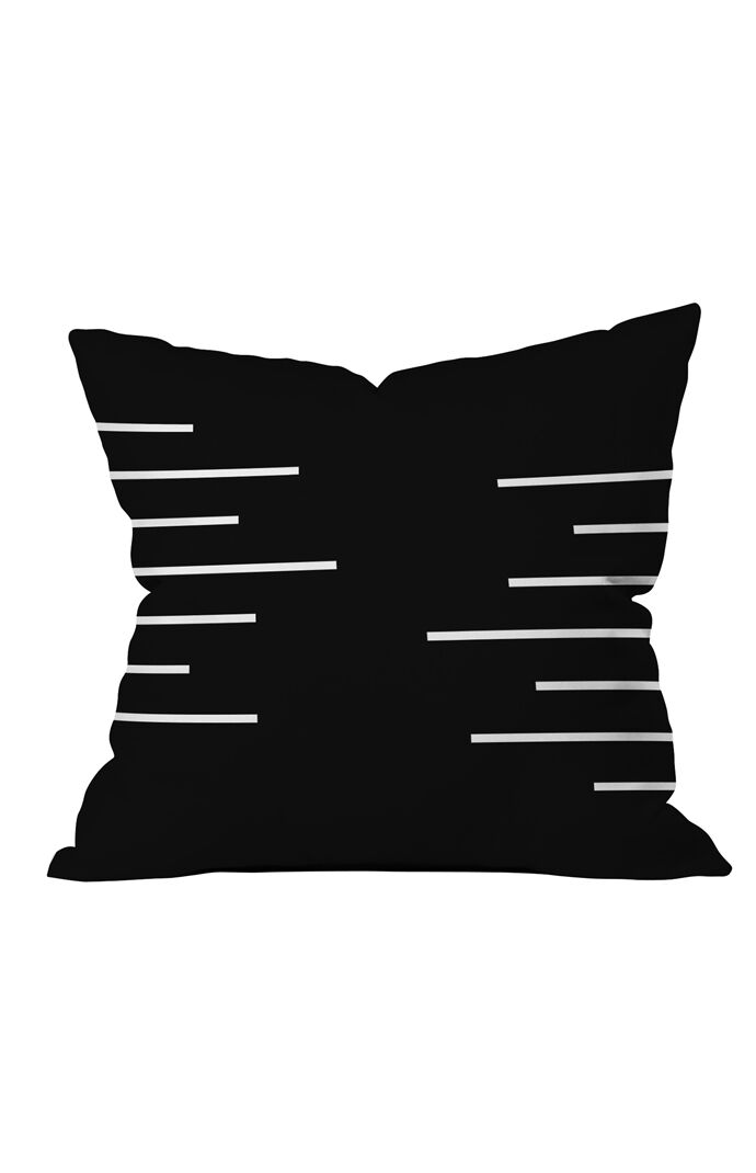 Geometric Stripes Throw Pillow