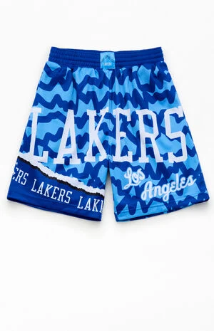 LA Lakers Jumbotron Basketball Shorts image number 1