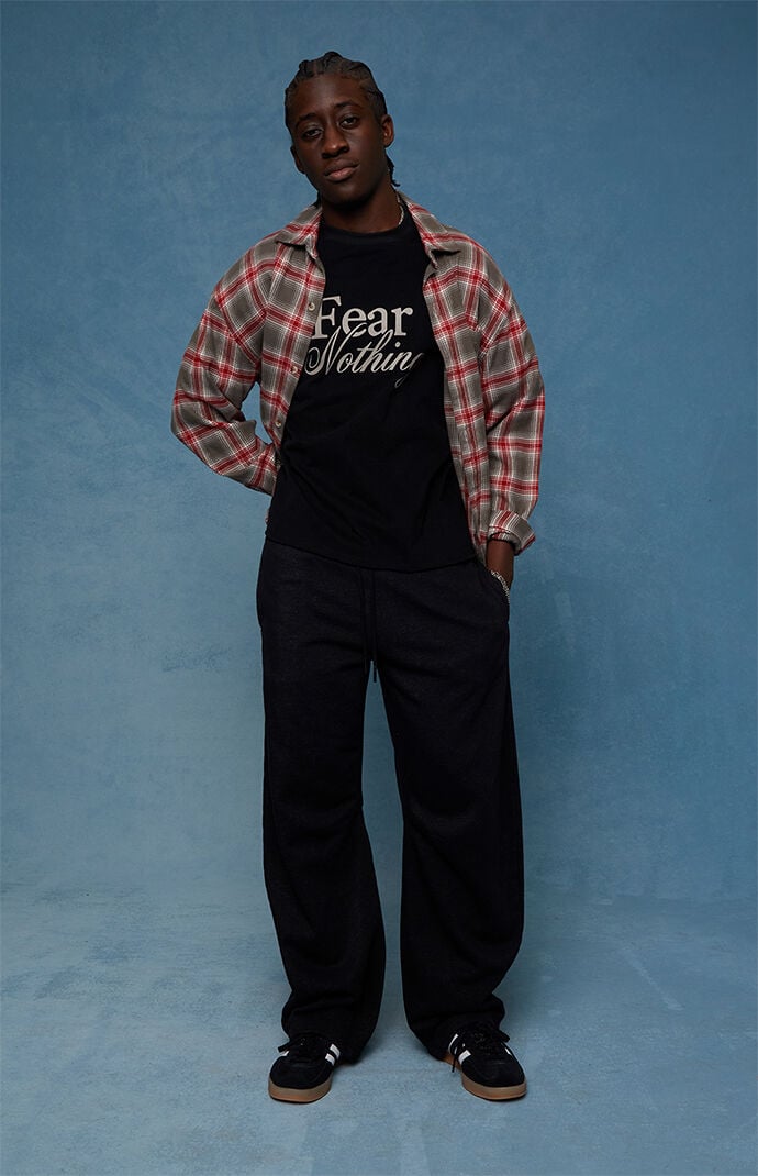 Pacsun Presley Black Barrel Sweatpants