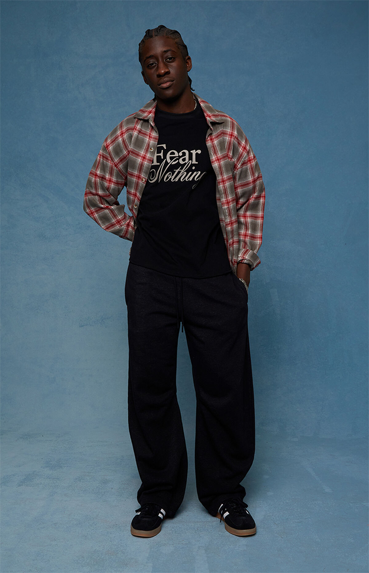 Presley Black Barrel Sweatpants
