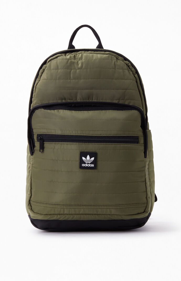 Originals Olive Quilted Trefoil Backpack