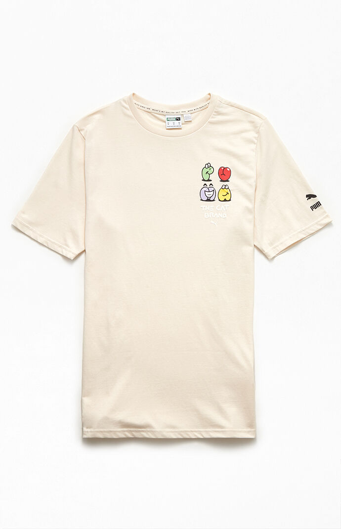 Cream Graphic T-Shirt