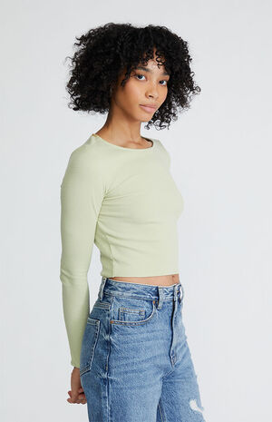 Scoop Neck Long Sleeve Top image number 2