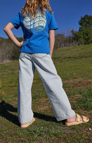 Light Blue Baggy Jeans image number 3