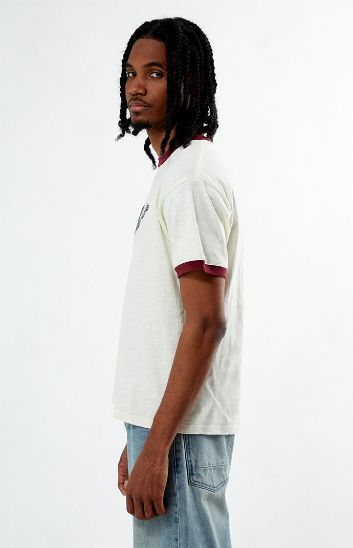 ◆BADBLOOD Cosmo Triple Patch Ringer T-Shirt/2色◆ Badblood Cosmo Multi Patch Ringer T-Shirt - White – BBGSHOPHK