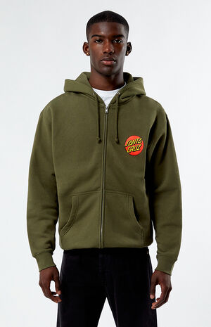 Classic Dot Zip Up Hoodie image number 1