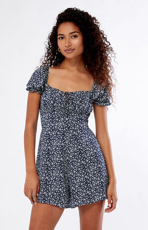 Tie Front Romper image number 2