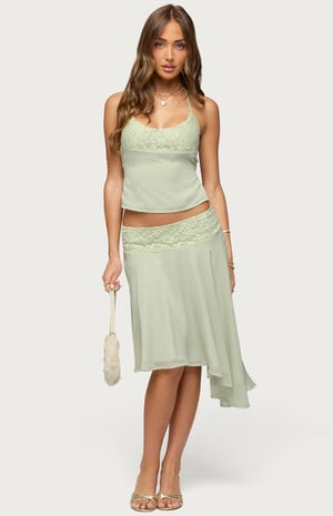 Evia Lacey Backless Halter Top image number 5