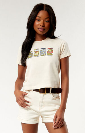 Pickle Jar Variety Cropped T-Shirt image number 1