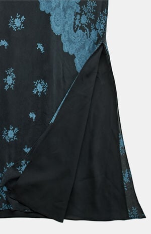 '90s Floral Midi Skirt image number 4