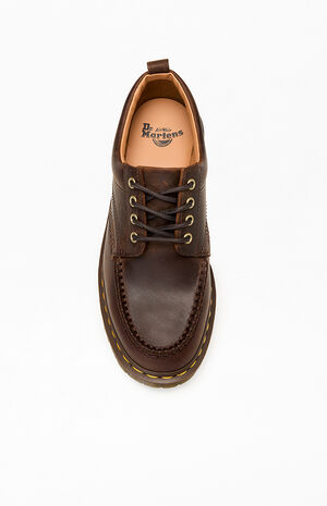 Lowell Dark Brown Crazy Horse Leather Loafers image number 5