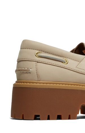 Women's Taupe Stone Street Boat Shoes image number 7