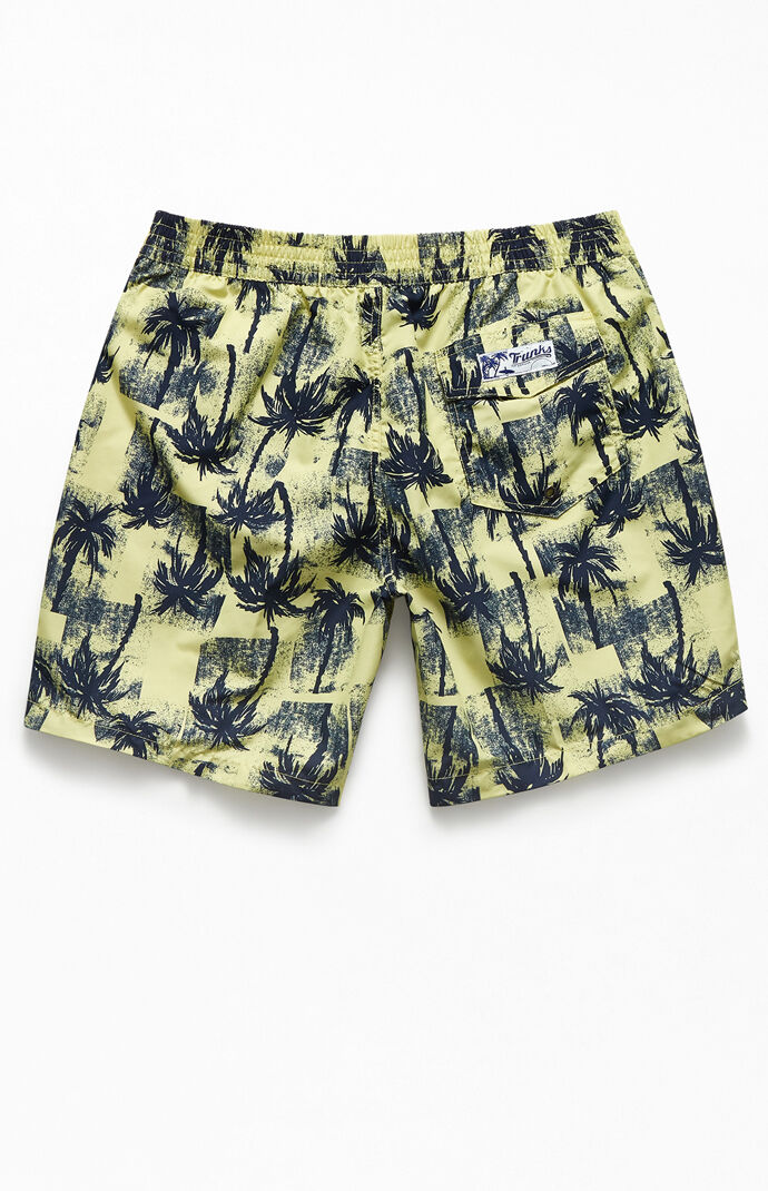Stamped Palm 18" Swim Trunks