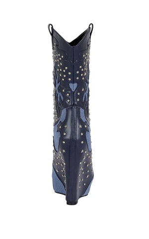 Women's Callia Denim Wedge Booties image number 3