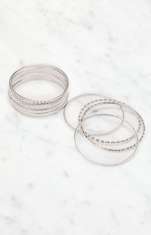 Textured Bangle Set image number 2