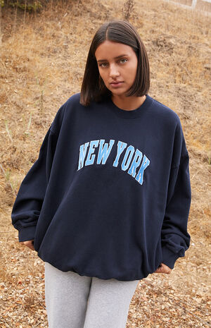 Fall Fashion By Fandom: Staples You Need This Season 9 Blue New York Sweatshirt image number 1