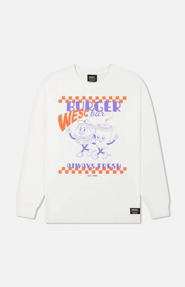 WeSC America Inc Kendrick Burger Bar Long Sleeve T-Shirt