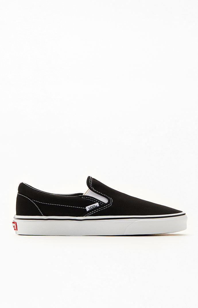 Vans Classic Slip-On Black Shoes | PacSun