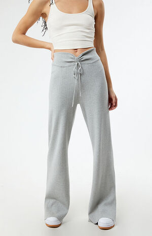 Pointelle Cinched Lounge Pants image number 1