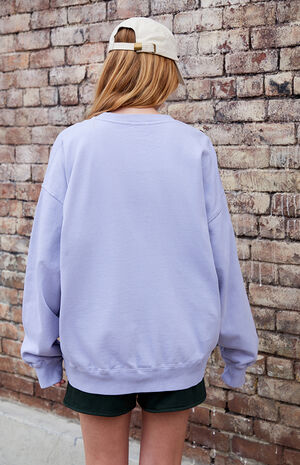 Light Blue Malibu Crew Neck Sweatshirt image number 4